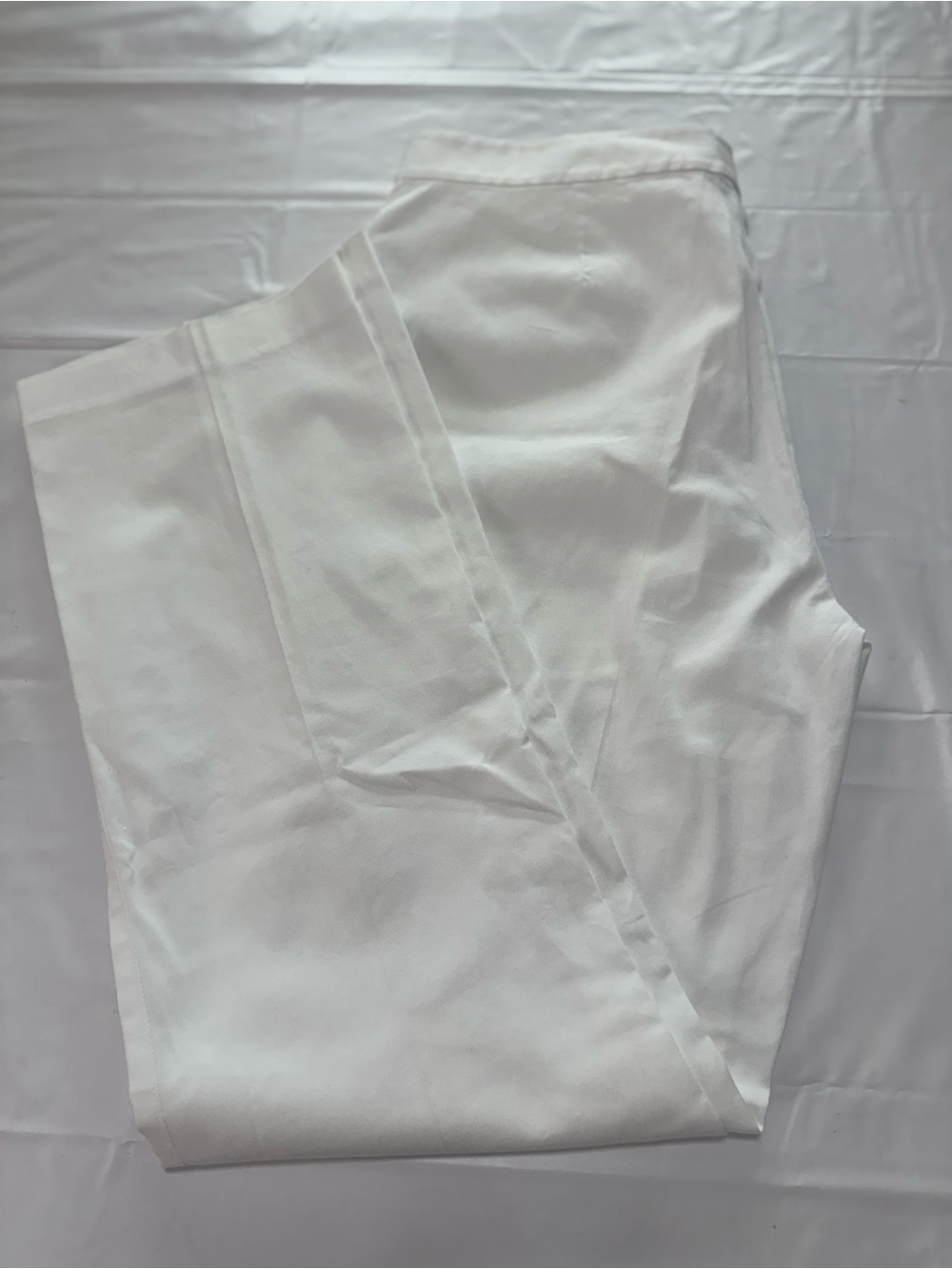 Ralph Lauren White Wide-Leg Trousers - Picture 8 of 8